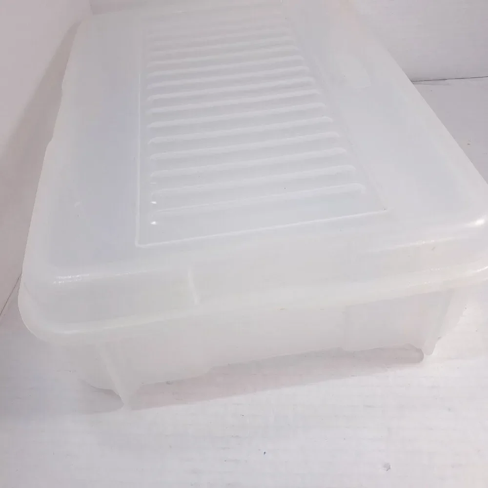 Vintage Rubbermaid Organizer Keepers‎ Snap Case 2282 51C clear plastic hinged